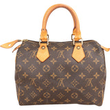 Louis Vuitton Monogram Canvas Speedy 25 Handbag
