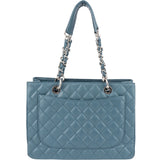 Chanel Quilted Caviar Leather Grand Shopping Tote Jumbo Shoulder Bag