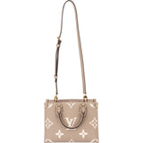 Louis Vuitton Leather Monogram Empreinte Bicolor OnTheGo PM Handbag