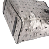 MCM Monogram Visetos Metallic Reversible Liz Shopper Shoulder Bag