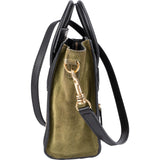 Céline Tricolor Python Suede Luggage Nano Crossbody Bag
