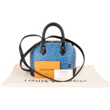 Louis Vuitton Blue Epi Leather Alma Nano Crossbody Bag - vintageandkickz