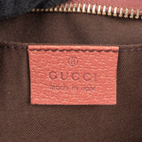 Gucci Monogram GG Suede Abbey D-Ring Pochette Shoulder Bag