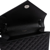 Yves Saint Laurent Grain de Poudre Leather Envelope Crossbody Bag