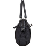 Loewe Black Leather Anagram Shoulder Bag