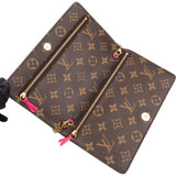 Louis Vuitton Monogram Christmas Animation Illustre Pochette Weekend Crossbody Bag