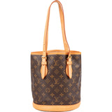 Louis Vuitton Monogram Canvas Bucket PM Shoulder Bag