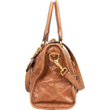 Miu Miu Vitello Lux Shine Leather Bauletto Handbag