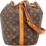 Louis Vuitton Monogram Canvas Sac Noe Petit Shoulder Bag