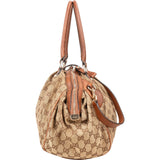Gucci Monogram GG Canvas Sukey Satchel Shoulder Bag