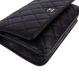 Chanel Quilted Lambskin Wallet On Chain Crossbody Bag - vintageandkickz