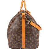 Louis Vuitton Monogram Canvas Keepall 60 Bandoulière Travel Bag