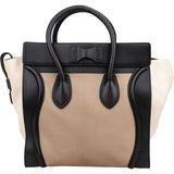 Céline Tricolor Leather Luggage Handbag
