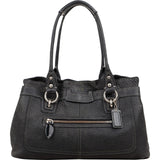 Coach Pebbled Leather Zoe Carryall Shoulder Bag