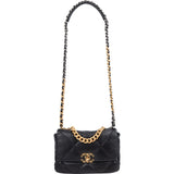 Chanel 19 Quilted Lambskin Leather Single Flap Crossbody Bag