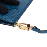 Louis Vuitton Blue Epi Leather Pochette Accessoires Handbag