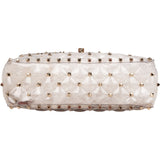 Valentino Garavani PVC Rockstud Spike Flap Crossbody Handbag