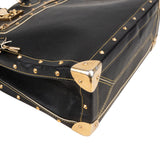 Louis Vuitton Black Leather Suhali Handbag