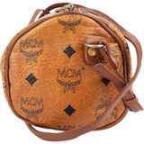 MCM Monogram Visetos Cylinder Boston Crossbody Bag