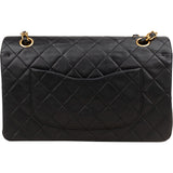 Chanel Quilted Lambskin 24K Gold Medium Double Flap Shoulder Bag
