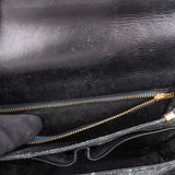 Céline Boxcalf Horse Carriage Triomphe Flap Shoulder Bag