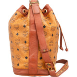 MCM Monogram Visetos Drawstring Bucket Crossbody Bag - vintageandkickz