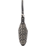 Coach Monogram Signature Stripe Hobo Shoulder Bag