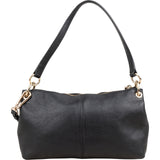 Coach Pebbled Leather Horse Carriage Mia Shoulder Bag