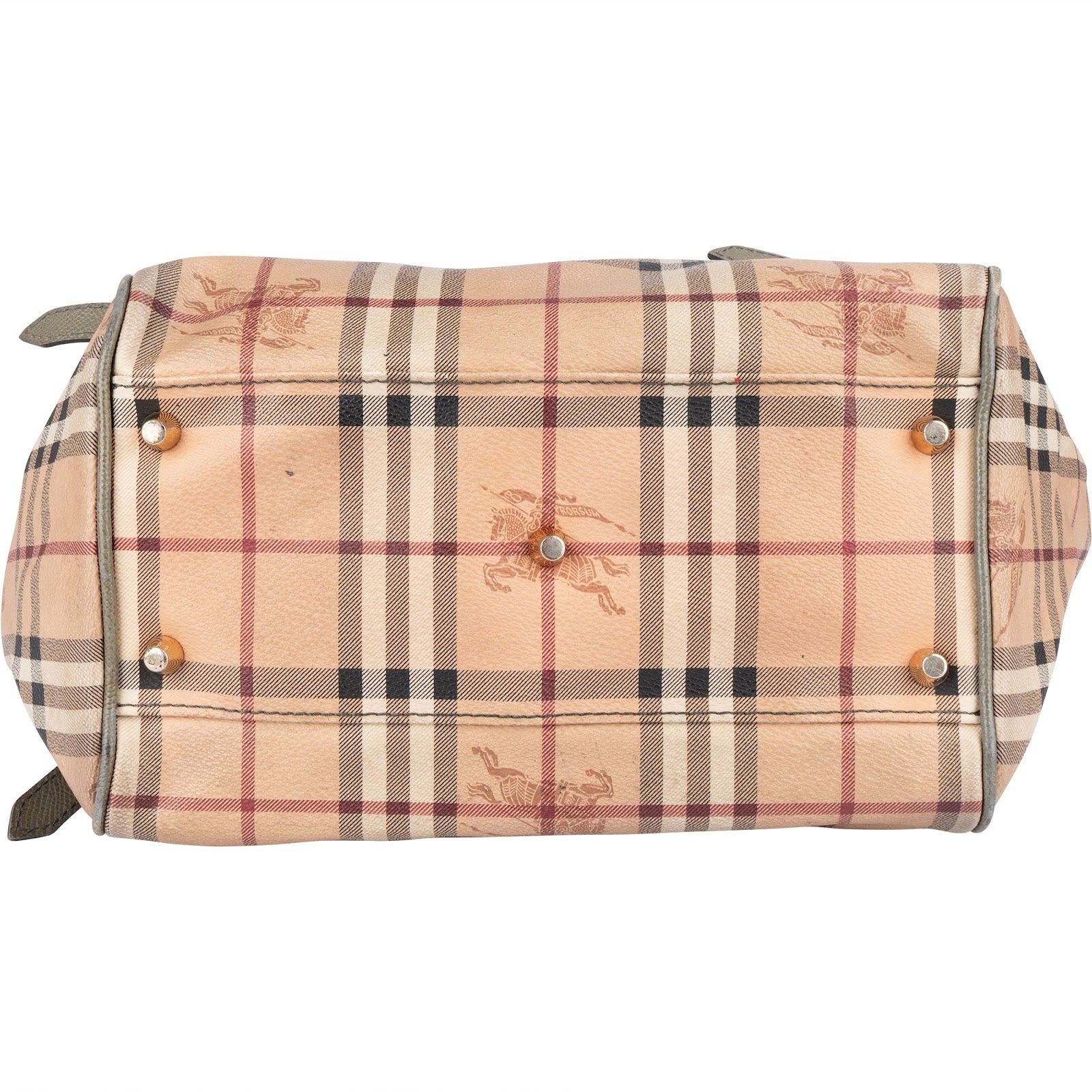 Burberry Haymarket Check Canterbury Tote Shoulder Bag - vintageandkickz