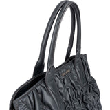 Miu Miu Grey Matelassé Nappa Leather Tote Handbag