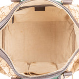 Gucci Monogram GG Sherry Line Web Boston Handbag