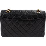 Chanel Quilted Lambskin 24K Gold Clip Single Flap Shoulder Bag