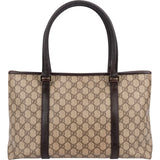 Gucci Monogram GG Supreme Canvas Tote Shoulder Bag