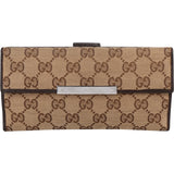 Gucci Monogram GG Canvas Continental Wallet