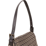 Fendi FF Monogram Baguette Buckle Mamma Shoulder Bag