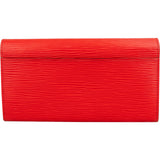 Louis Vuitton Red Epi Leather Sarah Wallet