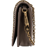 Bottega Veneta Intrecciato Leather Wallet On Chain Crossbody Bag