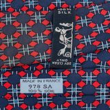 Hermès Geometric Pattern Silk Tie Krawatte
