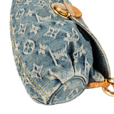 Louis Vuitton Monogram Denim Pleaty Shoulder Bag