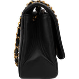 Chanel Quilted Lambskin 24K Gold Diana Small Single Flap Crossbody Bag