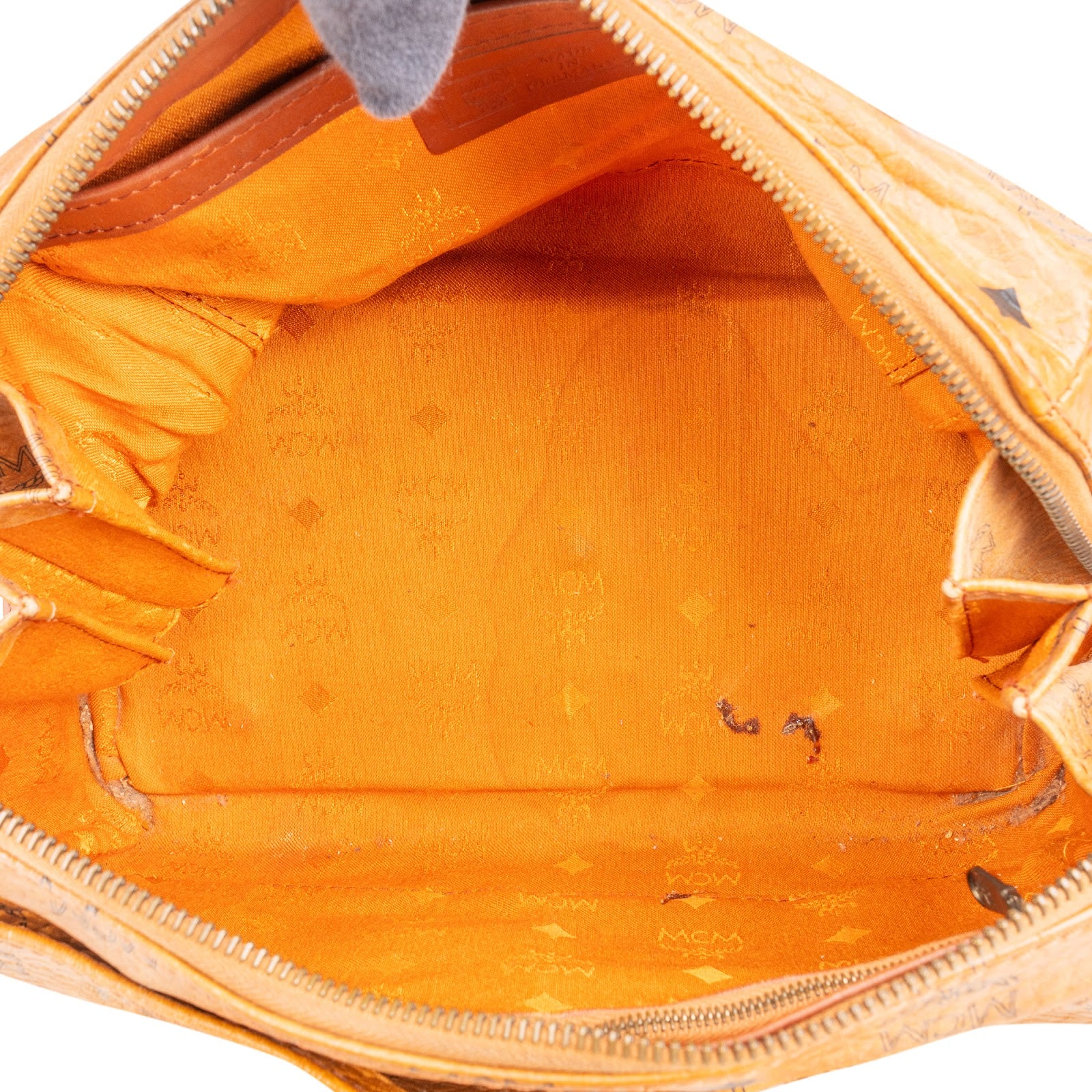 [🔄️B07 / F47] MCM Monogram Visetos Boston Bag Handbag - vintageandkickz