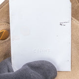 Celine Beige Grained Calfskin Belt Handbag