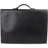Hermès Noir Courchevel Leather Sac à Dépêches Business Handbag