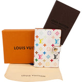 Louis Vuitton Monogram Multicolor Murakami Canvas Card Holder Adress Book Cover