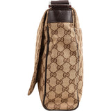 Gucci Monogram GG Canvas Messenger Crossbody Bag