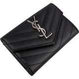 Saint Laurent Grain de Poudre Matelassé Small Envelope Wallet