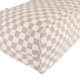 Louis Vuitton Monogram Damier Azur Canvas Neverfull MM Shoulder Bag