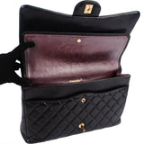 Chanel Quilted Lambskin Jumbo Double Flap Crossbody Bag