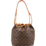 Louis Vuitton Monogram Canvas Sac Noé Petit Shoulder Bag