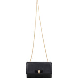 Salvatore Ferragamo Saffiano Leather Vara Bow Flap Crossbody Bag